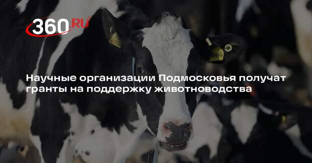 Научные организации Подмосковья получат гранты на поддержку животноводства