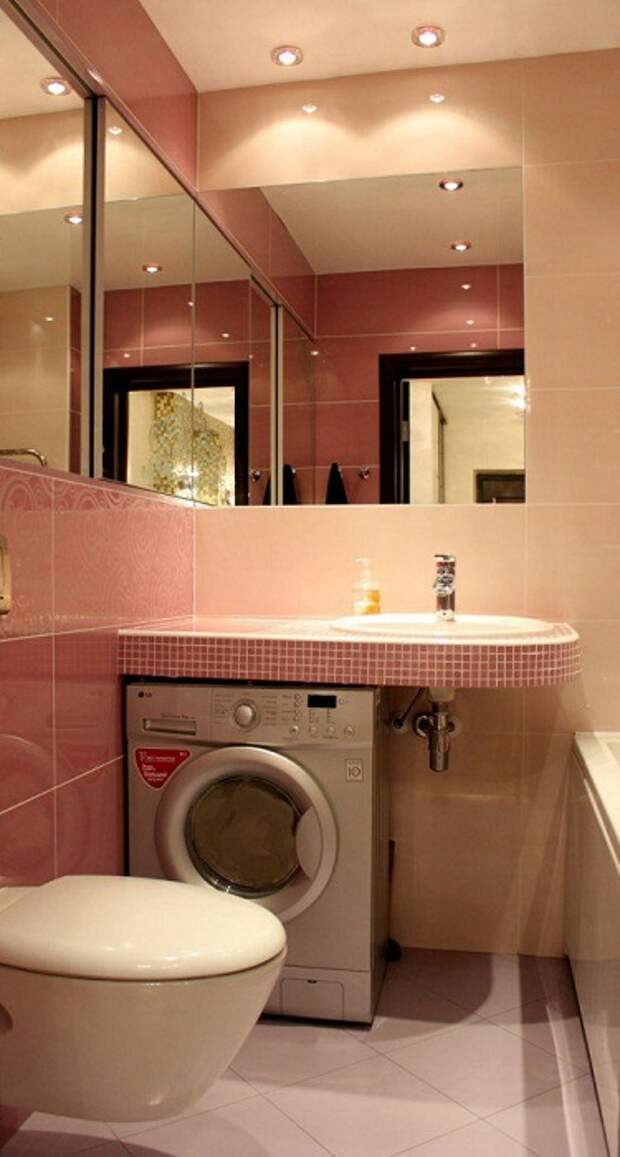 Отменный интерьер небольшой ванной комнаты, что станет просто одним из самых лучших решений для декора.