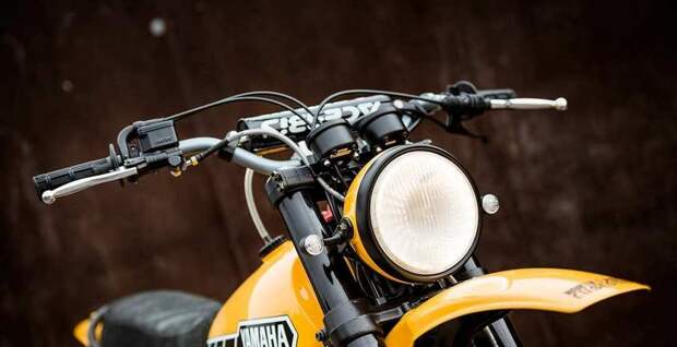 Скрэмблер Yamaha XT500 от итальянской мастерской