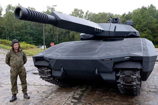 Современный польский танк-невидимка PL-01