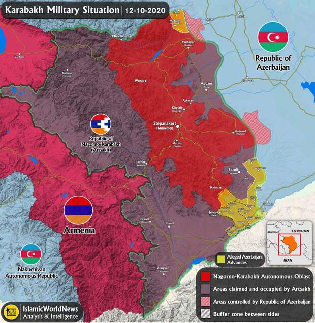 "Перемирия в Карабахе нет"