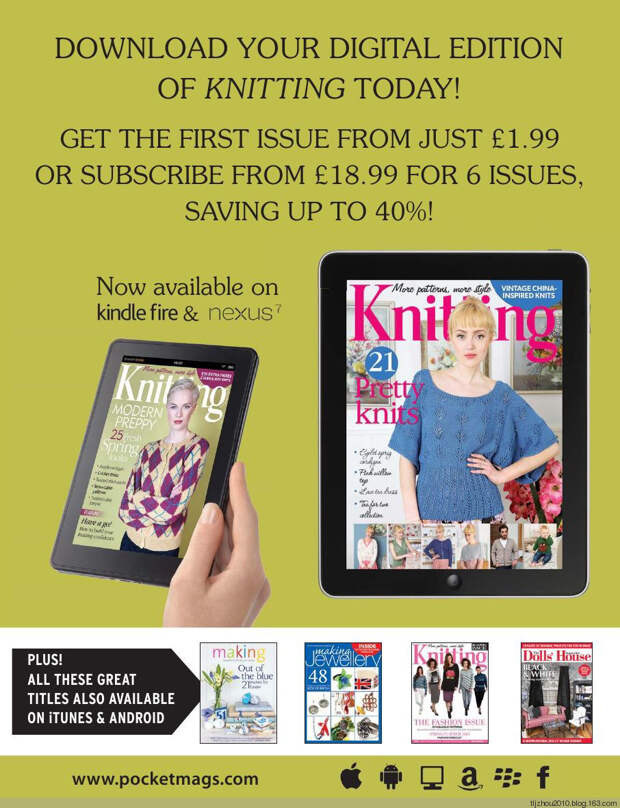 Knitting Magazine - May 2014 - 紫苏 - 紫苏的博客 Knitting Magazine - May 2014 - 紫苏 - 紫苏的博客