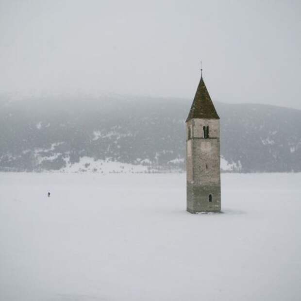 Колокольный звон затопленной церкви церковь, колокол, звон
