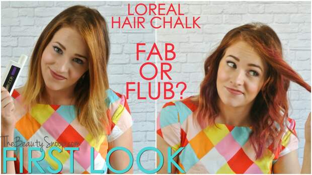 LOREAL HAIR CHALK REVIEW Loreal Hair Chalk review, fab or flub?, Liquid Hair Chalk, Temporary Hair Color, How to apply hair chalk