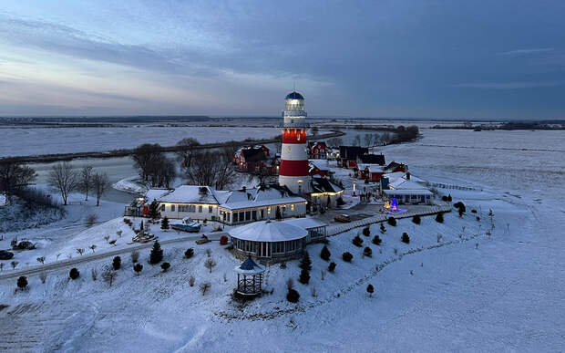 Первые зимние подъёмы на аэростате прошли в Рязанской области