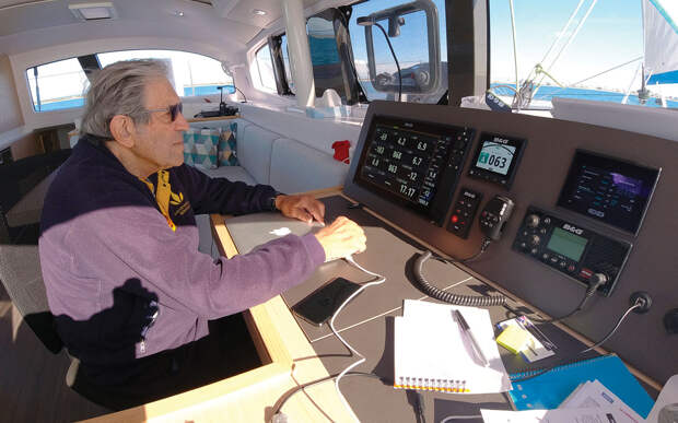 jimmy-cornell-electric-catamaran-nav-station-credit-Gilles-Foucras-Outremer