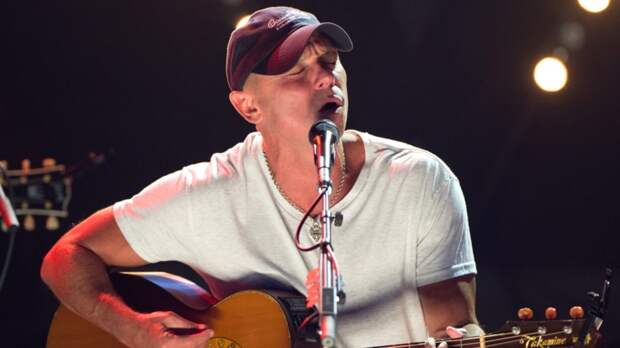 Kenny Chesney performs at his iHeartRadio album release party. 