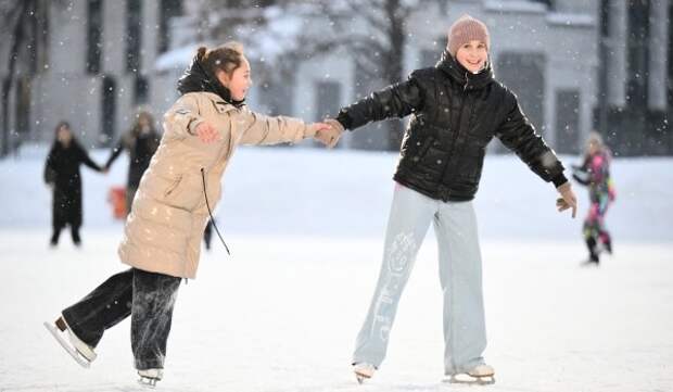 16 января — патриотическая акция на катке в парке «Яуза»