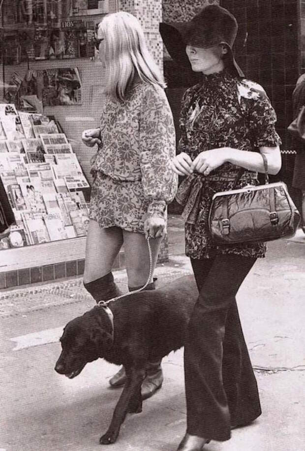 Уличная мода эпохи Винила 70-е, street style, мода