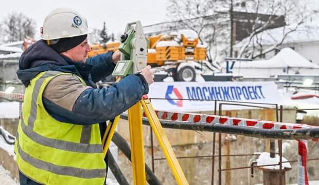 Монолитные работы начались на строящейся станции «Серебряный бор»