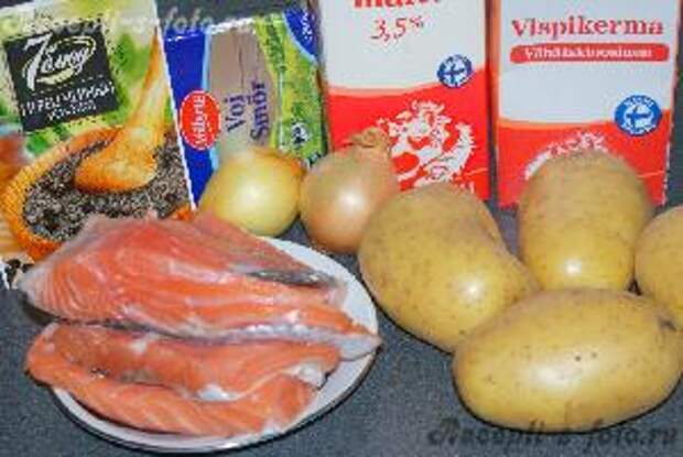 Уха по-фински со сливками Уха по-фински со сливками