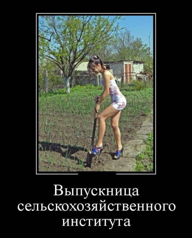 Веселые демотиваторы про женщин на выходные (10 фото)