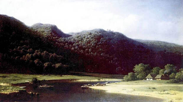 Долина реки Аа в Лифляндии. 1862. 