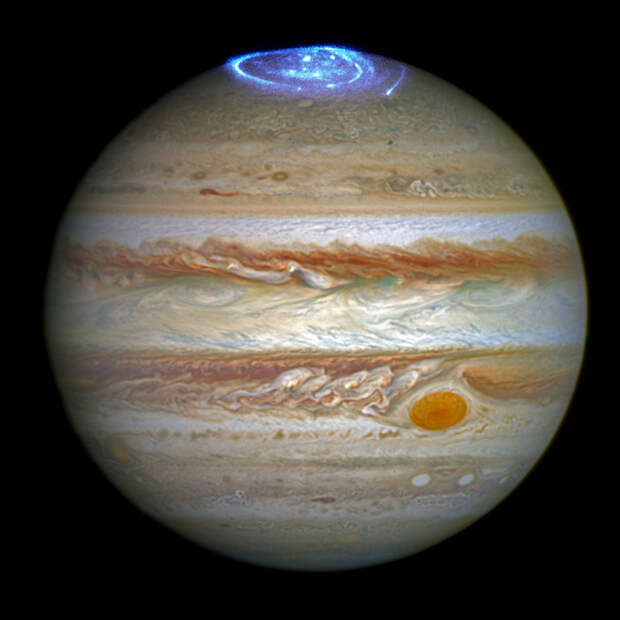 12. Аврора на Юпитере 2016, космоc, наука, небо, фантастика, фото