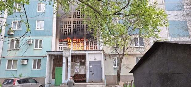Пожар на Высоцкого 4