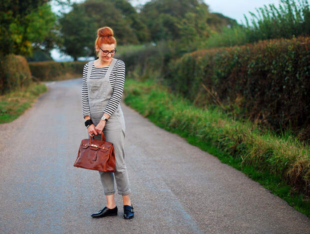 Breton stripes and dungarees