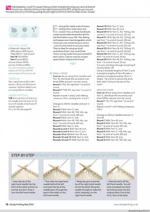 Simply Knitting №120 2014 - 紫苏 - 紫苏的博客