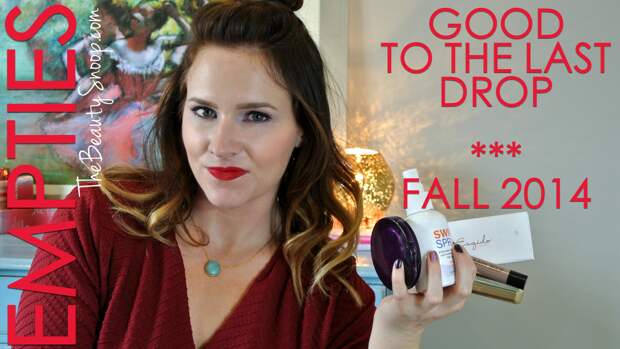BEAUTY BLOGGER EMPTIES the beauty products I use to the bitter last drop, empties