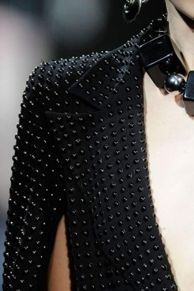 black studded Armani Prive