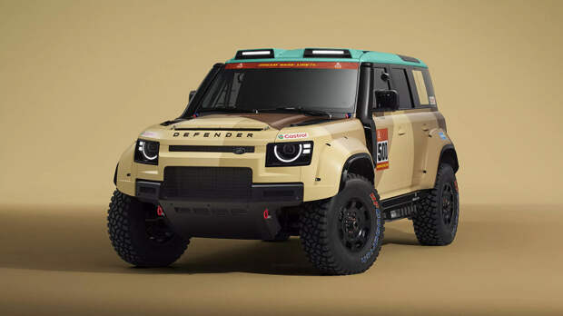 Самый экстремальный Land Rover Defender. Представлен раллийный Defender Dakar D7X-R: 4,4-литровый V8 с двумя турбинами, 550-литровый топливный бак и «режим полёта»