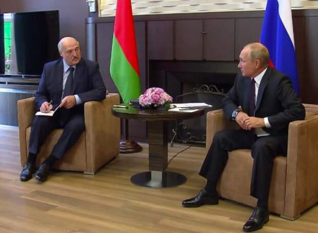 Лукашенко и Путин