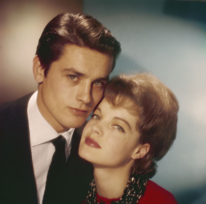 Ален Делон (Alain Delon) и Роми Шнайдер (Romy Schneider) в фотосессии Уолтера Карона (Walter Carone) (1961), фото 4