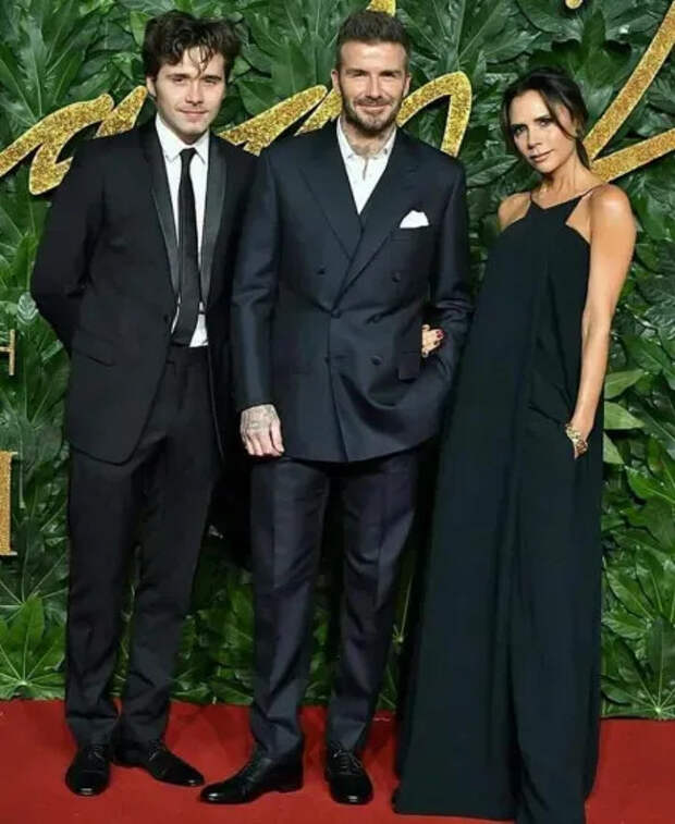 Бруклин, Дэвид и Виктория Бекхэм