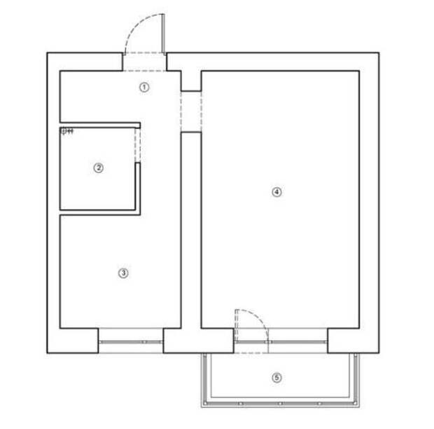 Оформить дизайн однокомнатной квартиры можно по-разному