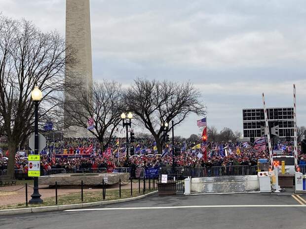 Протесты против фальсификации выборов в США 06.01.2021