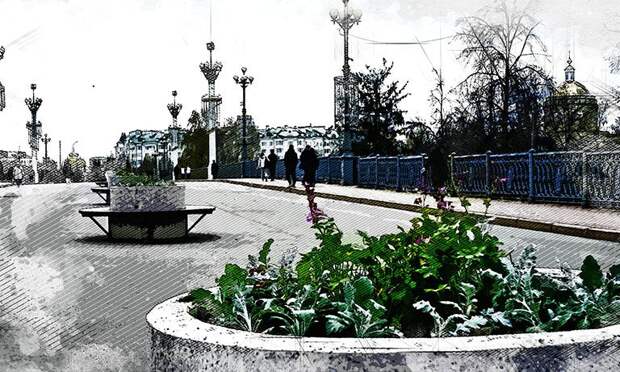 В Орле на Ленинском мосту появятся «цветочные перила»