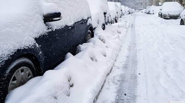 В конце сентября Норильск замело снегом