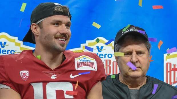 Gardner Minshew and Mike Leach