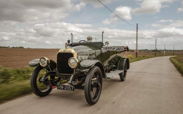 Одна из самых характерных машин Первой мировой войны авто, vauxhall, D-Type, первая мировая война