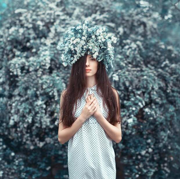 girlsinfloralwreaths10 20 восхитительных девушек с цветочными венками
