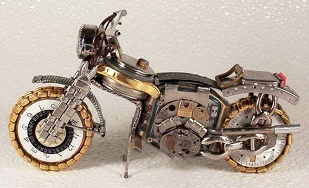 Awesome Bikes Made Out Of Old Watches (37 pics)