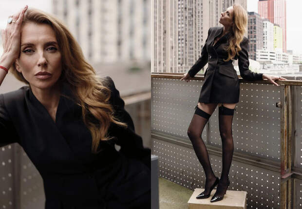 Чулки и экстрамини: в сети появились новые снимки из нашумевшей фотосессии 56-летней Светланы Бондарчук