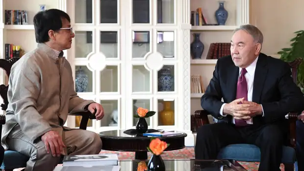 Назарбаев встретился с Джеки Чаном