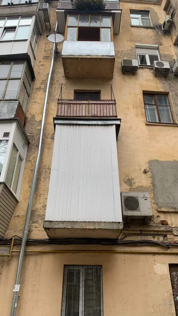 Балконы,хлам рухлядь Вид из окна, Хлам, Длиннопост
