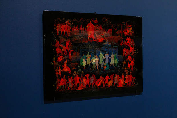 Константин Андрианов, «Незабываемое», Палех, 1967 год