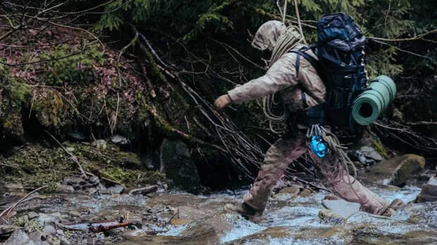 «Ледяной ад»: показаны кадры отступления боевиков через Оскол в районе Купянска