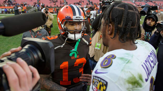 Odell Beckham and Lamar Jackson