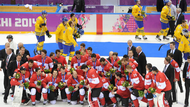 Канада выиграла две Олимпиады подряд после триумфа Швеции в Турине-2006. Фото Александр ФЕДОРОВ, "СЭ"