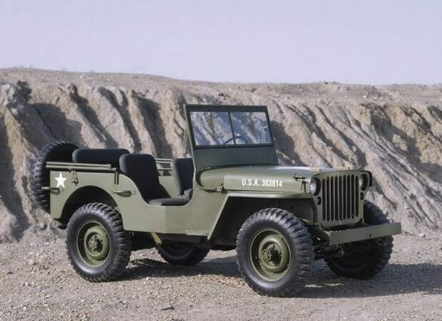 Автомобиль Willys MB времен Второй Мировой войны Автомобиль Willys MB времен Второй Мировой войны