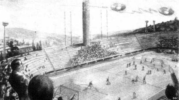 Зарисовка происшествия на стадионе Артемия Франки