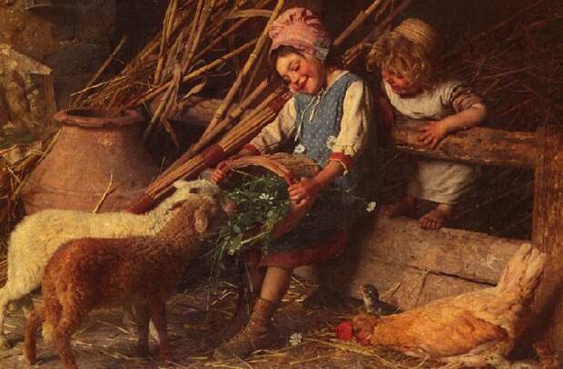 Мир детства XIX века на картинах Гаэтано Чиерици, за которые сегодня выкладывают баснословные суммы на аукционах﻿