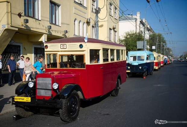 Парад ретроавтобусов в Москве интересности, парад, ретро, события