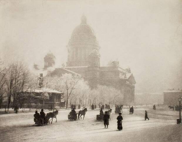 10. Исаакиевский собор зимой. До 1909