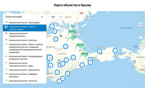 Крым лидирует по освоению средств мероприятий национальных проектов 1