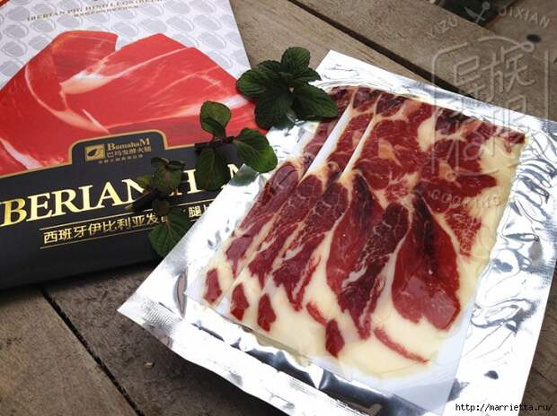 Розы и корзинки из ветчины, тюльпаны из помидоров и другие красивые вкусности (38) (690x517, 263Kb)