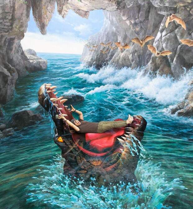 Экскурсия по музею с трехмерными картинами